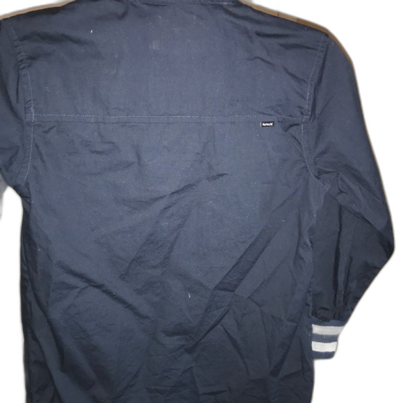 Hurley Blue & White Button-Down Shirt Size S - Picture 2 of 3
